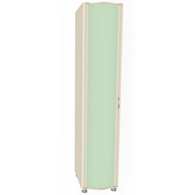 Шкаф для одежды Валерия ШК-106 дуб беленый/зеленый (арт.7470)